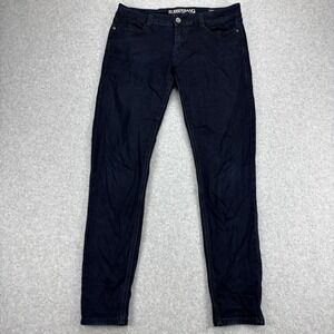 Rubberband Jeans Womens Junior 11 Blue Denim Stretch Sarina Skinny Leg Mid Rise